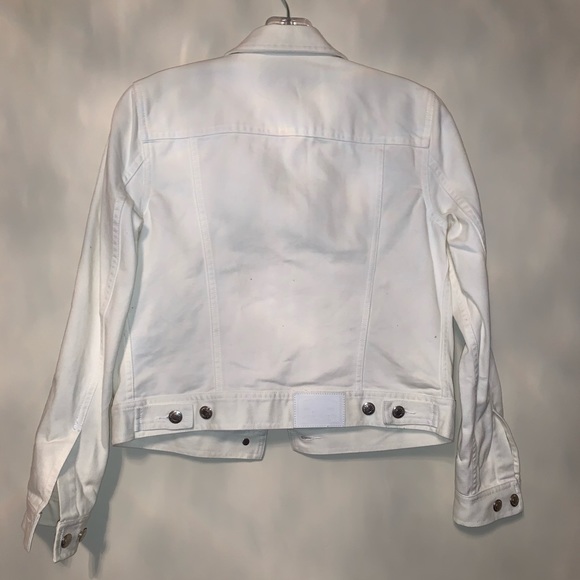 White jean jacket - Picture 3 of 4